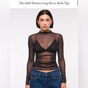 Abercrombie Paloma mesh top